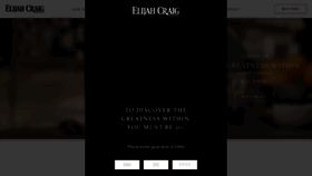 What Elijahcraig.com website looked like in 2020 (3 years ago)