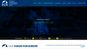 What Ecrgroup.eu website looked like in 2020 (3 years ago)