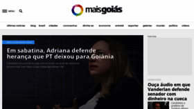 What Emaisgoias.com.br website looked like in 2020 (3 years ago)