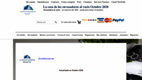 What Envasadoravacio.com website looked like in 2020 (3 years ago)
