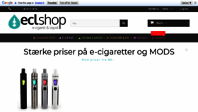What Eclshop.dk website looked like in 2020 (3 years ago)