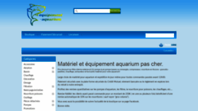 What Equipement-aquarium.com website looked like in 2020 (3 years ago)
