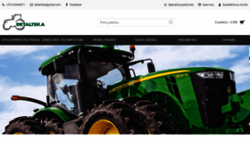 What E-detalteka.lt website looked like in 2020 (4 years ago)
