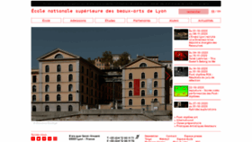What Ensba-lyon.fr website looked like in 2020 (3 years ago)
