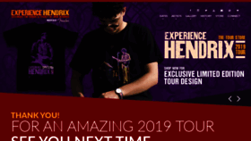 What Experiencehendrixtour.com website looked like in 2020 (3 years ago)