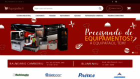 What Equipafacil.com.br website looked like in 2020 (3 years ago)