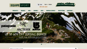 What Equipesport.com website looked like in 2020 (3 years ago)