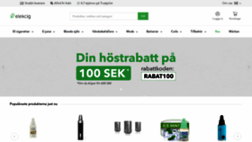 What Elekcig.se website looked like in 2020 (3 years ago)