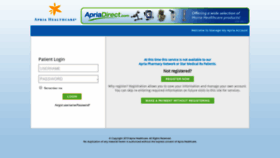 What Epay.apria.com website looked like in 2020 (3 years ago)