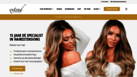What Extendyourhair.nl website looked like in 2020 (3 years ago)