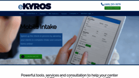 What Ekyros.com website looked like in 2020 (3 years ago)