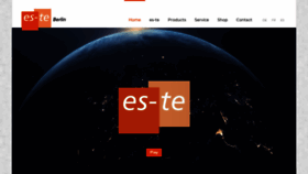 What Es-te.com website looked like in 2020 (3 years ago)