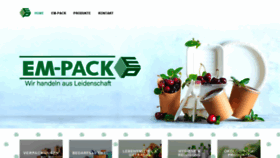What Em-pack.de website looked like in 2020 (3 years ago)