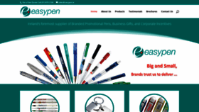 What Easypen.ie website looked like in 2020 (3 years ago)