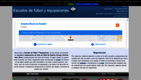 What Escudosdefutbolyequipaciones.com website looked like in 2020 (3 years ago)
