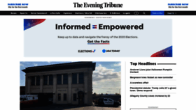 What Eveningtribune.com website looked like in 2020 (3 years ago)