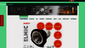 What Elmic.pl website looked like in 2020 (4 years ago)