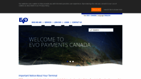 What Evopayments.ca website looked like in 2020 (3 years ago)