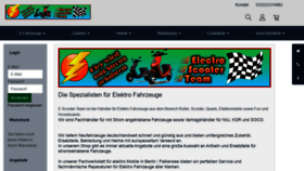 What E-scooter-team.de website looked like in 2020 (3 years ago)