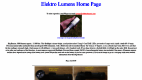 What Elektrolumens.com website looked like in 2020 (3 years ago)