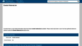 What Ewetel-webmail.de.ipaddress.com website looked like in 2020 (3 years ago)
