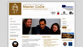 What Erasmusmundus-code.eu website looked like in 2020 (3 years ago)