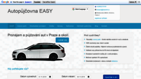 What Easyrent.cz website looked like in 2020 (3 years ago)