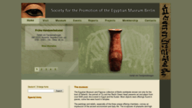 What Egyptian-museum-berlin.com website looked like in 2020 (3 years ago)