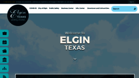 What Elgintx.com website looked like in 2020 (3 years ago)