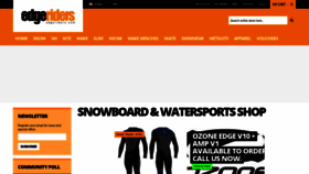 What Edgeriders.com website looked like in 2020 (3 years ago)