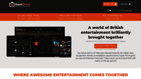 What Expatprime.tv website looked like in 2020 (3 years ago)