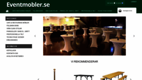 What Eventmobler.se website looked like in 2020 (3 years ago)