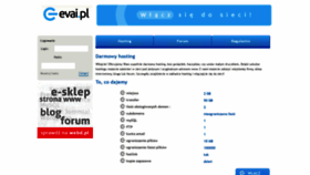 What Evai.pl website looked like in 2020 (3 years ago)