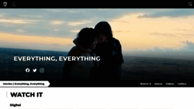 What Everythingeverythingmovie.com website looked like in 2020 (3 years ago)