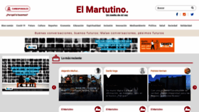 What Elmartutino.cl website looked like in 2020 (3 years ago)