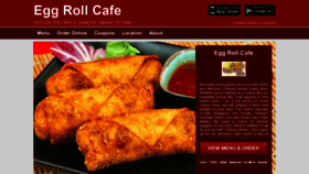 What Eggrollcafetx.com website looked like in 2020 (3 years ago)
