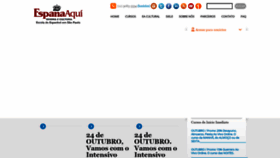 What Espanaaqui.com.br website looked like in 2020 (3 years ago)
