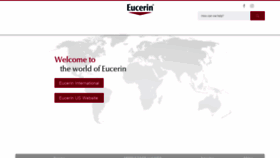 What Eucerin.pl website looked like in 2020 (4 years ago)