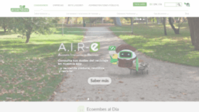What Ecoembes.com website looked like in 2020 (3 years ago)