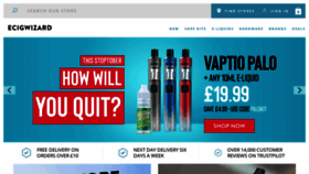 What Ecigwizard.com website looked like in 2020 (3 years ago)