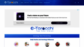What E-tarocchi.com website looked like in 2020 (3 years ago)