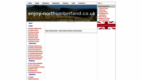 What Enjoy-northumberland.co.uk website looked like in 2020 (3 years ago)