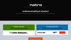 What Evdenevenakliyat.istanbul website looked like in 2020 (3 years ago)