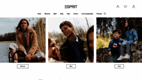 What Esprit.co.uk website looked like in 2020 (4 years ago)