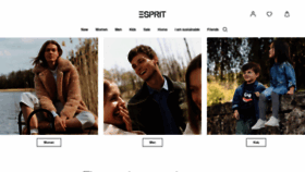 What Esprit.co.uk website looked like in 2020 (3 years ago)