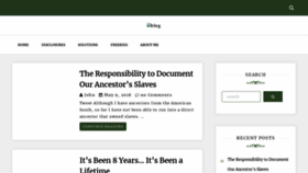 What Elysesgenealogyblog.com website looked like in 2020 (3 years ago)