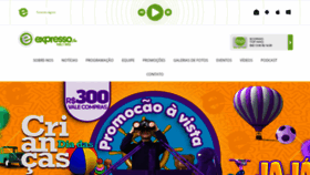 What Expressofm.com.br website looked like in 2020 (3 years ago)