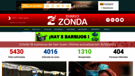 What Elzonda.info website looked like in 2020 (3 years ago)