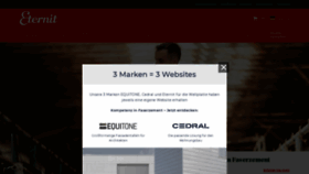 What Eternit.de website looked like in 2020 (3 years ago)