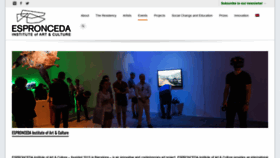 What Espronceda.net website looked like in 2020 (3 years ago)